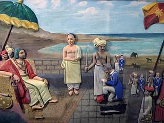 Depiction of De Lannoy’s Surrender At Padmanabhapuram Palace (Infocaster at the English language Wikipedia)&nbsp;