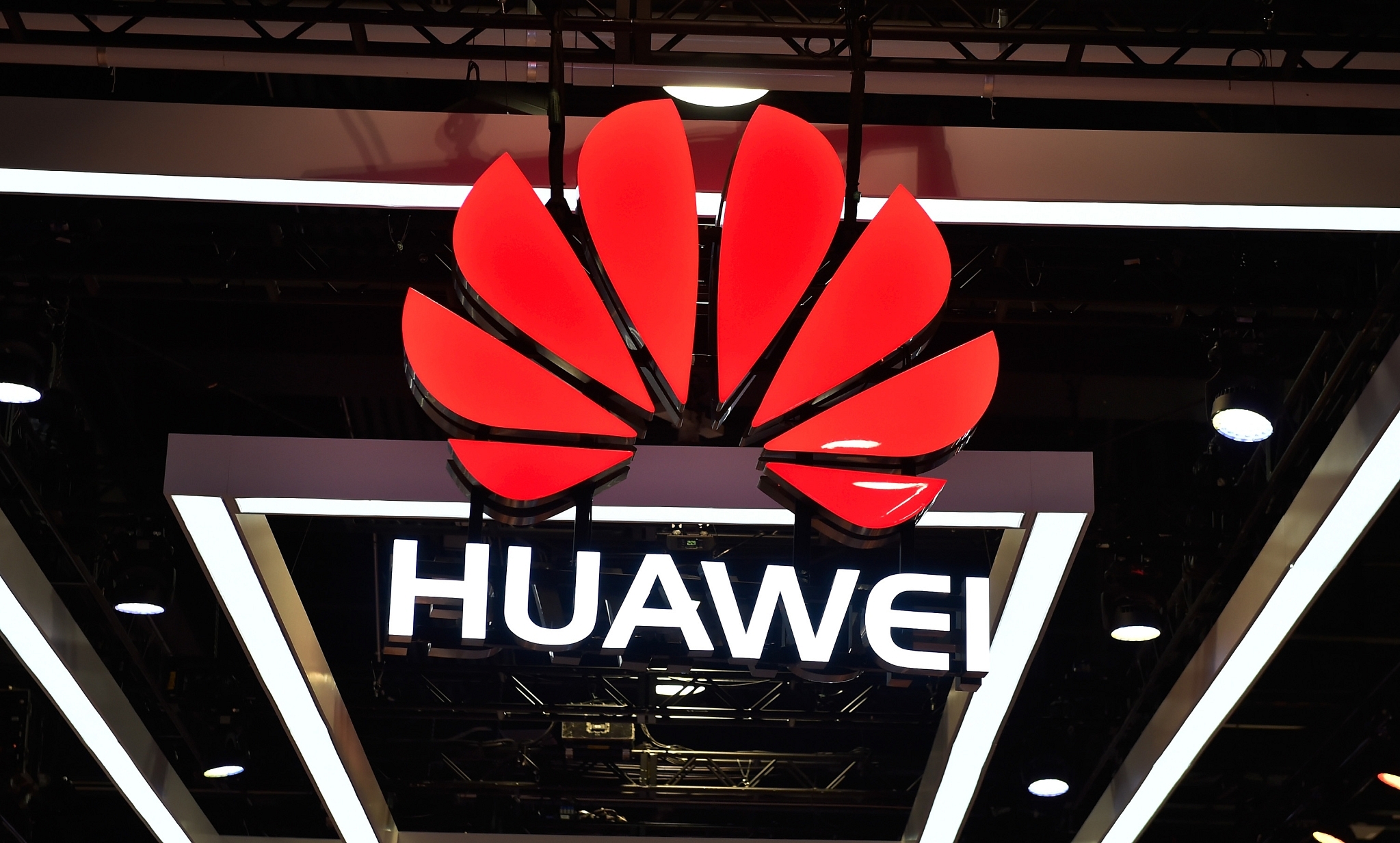 Huawei pavilion at the CES 2018 expo in Las Vegas Nevada (Representative Image) (David Becker/Getty Images)