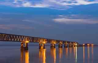 Bogibeel bridge in the Dibrugarh district of Assam. (Vikramjit Kakati/Wikipedia)