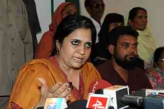Teesta Setalvad in Ahmedabad on 22 March 2010. (SAM PANTHAKY/AFP/Getty Images)