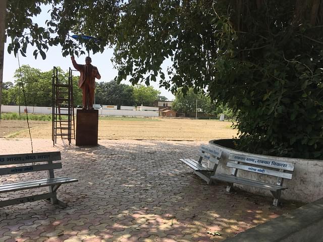 Ambedkar’s statue in a new park-cum sitting area 
