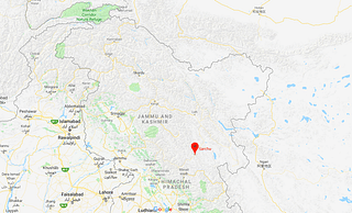 Sarchu In Himachal Pradesh along the Leh-Manali Highway. (Google Maps screenshot)