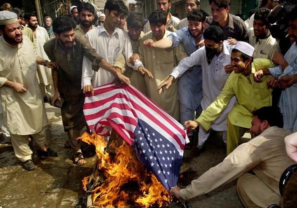 An anti-United States procession in Pakistan. (Chris Hondros via Getty Images)