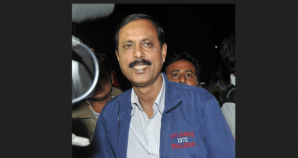 TMC Leader Arabul Islam at CBI office. (Debajyoti Chakraborty/NurPhoto via Getty Images)