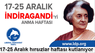 Indira Gandhi memorial week in Turkey is celebrated to mark the anti-corruption movement (Twitter)
