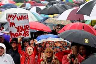 Protesters rally against global warming in Sydney, Australia. (Lisa Maree Williams/GettyImages)