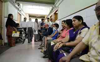 A private hospital in New Delhi. (Ramesh Pathania/Mint via Getty Images)