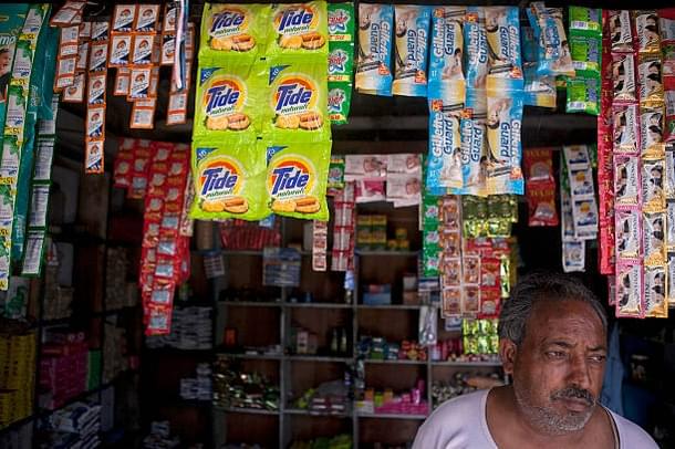 A store off a highway near Ganeshpur, in the state of Uttar Pradesh. (Prashanth Vishwanathan/Bloomberg via Getty Images)