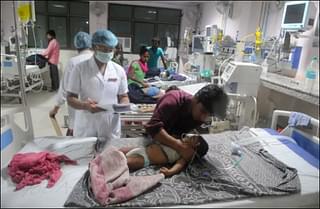 A children’s ward at a hospital in Uttar Pradesh
