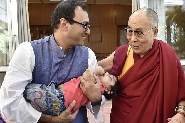 Dr Vishal Rao with the Dalai Lama