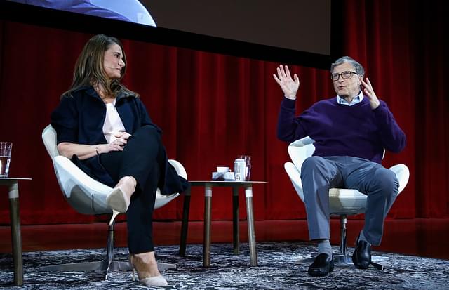 Bill Gates in conversation with Bill &amp; Melinda Gates panel. (John Lamparski/Getty Images)