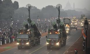 Brahmos Weapon System during the celebration of the 68th Republic Day. (Raj K Raj/Hindustan Times via Getty Images)