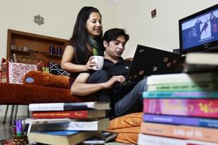 A couple in a live-in relationship in India. (Raj K Raj/Hindustan Times via Getty Images)