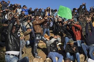 African illegal immigrants protest in Israel. (Uriel Sinai via GettyImages)