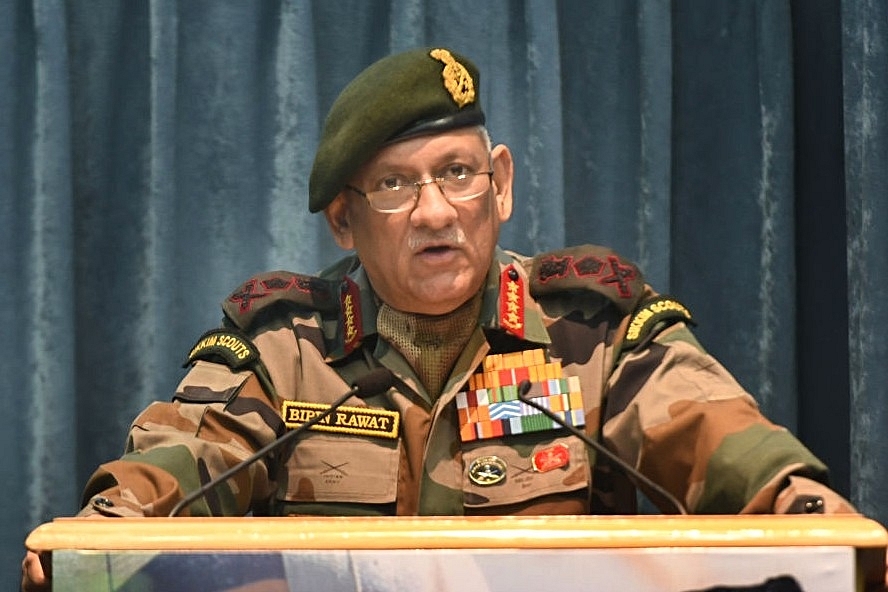 Indian Army Chief General Bipin Rawat (Representative Image) (Sushil Kumar/Hindustan Times via Getty Images)