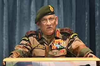 Army Chief Bipin Rawat. (Sushil Kumar/Hindustan Times via Getty Images)