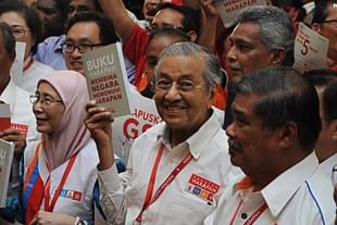 The new Malaysian Prime Minister Mahathir Mohamad. (pic via Twitter)