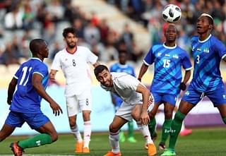 Iranian team at a friendly against Sierra Leone on 17 March, 2018. (Amin M. Jamali/Getty Images)