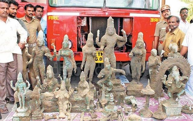  A few years back <i>vigrahas or</i>&nbsp;sacred idols, accidentally excavated near Vellankanni. During invasions Hindus secured their deities and underwent torture but never revealed where they were hidden. Hindus have a right and duty to honour the sacrifices of their ancestors.