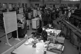 Inside and outside view of Titan watch Factory in Hosur. (Hemant Mishra/Mint via Getty Images)