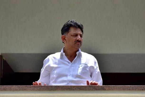 D K Shivakumar. (Arijit Sen/Hindustan Times via Getty Images)