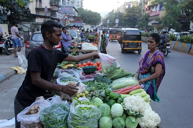 Despite a ban on packaging, residents of Maharashtra’s capital Mumbai continue to use plastic (Praful Gangurde/Hindustan Times via Getty Images)