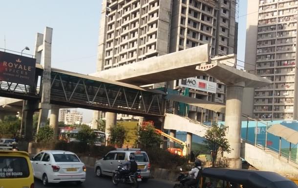 Line 7 under construction near Dahisar