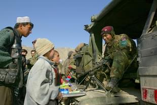 A British Gurkha soldier in Afghanistan. (Paula Bronstein/Getty Images)