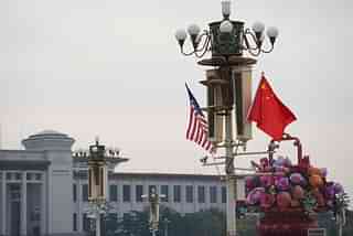 Flags of the United States and China in Beijing (Lintao Zhang/Getty Images)