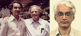 (Left) A young Dr Apoorva Patel with Richard Feynman, (right) and a recent picture of Dr Patel. If quantum processes are key to the evolution of life on Earth and elsewhere, then the contribution of Dr Patel becomes important in understanding the evolution of life in the universe.