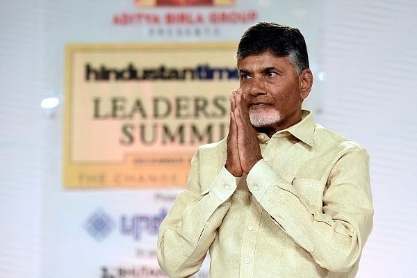 Andhra Pradesh Chief Minister N Chandrababu Naidu (Arun Sharma/Hindustan Times via Getty Images)