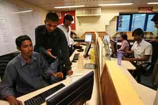 A computer coaching centre in India. (Uriel Sinai/Getty Images)