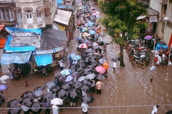 Water-logged on roads due to heavy rain. (Representative image) (Nagesh Ohal/India Today Group/Getty Images)
