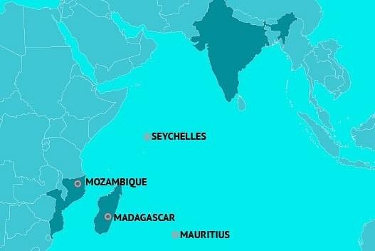 Seychelles in the Indian Ocean.&nbsp;