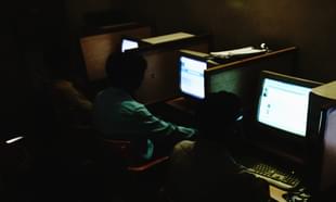 A cyber cafe. (Satish Bate/Hindustan Times via Getty Images)