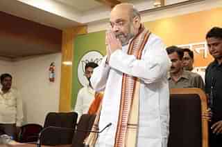 BJP national president Amit Shah. (Deepak Gupta/Hindustan Times via Getty Images)