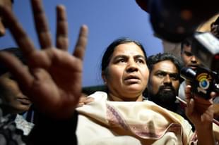 Radhika Vemula, mother of research scholar Rohith Vemula. (Ravi Choudhary/Hindustan Times via Getty Images)