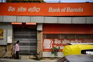 A Bank of Baroda branch in New Delhi (Pradeep Gaur/Mint via Getty Images)