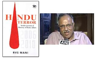 Cover of the book, Hindu Terror by R V S Mani, right