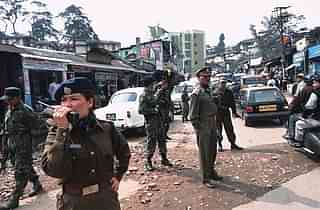 Police in Meghalaya (Thierry Falise/LightRocket via Getty Images)