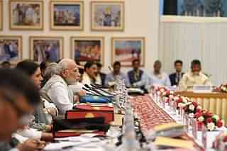 Prime Minister Narendra Modi at a NITI Aayog meeting. (GettyImages)