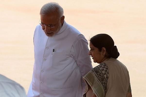 It must be remembered that Sushma Swaraj was once a strong contender for the post of prime minister. (PRAKASH SINGH/AFP/Getty Images)