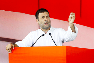 Rahul Gandhi is not entirely wrong about the massive Chinese job creation daily, but he doesn’t understand the steep cost at which those jobs are coming. (Ajay Aggarwal/Hindustan Times via Getty Images)