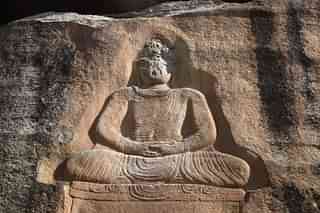 The Buddha of Swat that was defaced by the Pakistan Taliban (GettyImages)