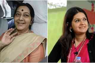 BJP’s Sushma Swaraj (left) and Congress spokesperson Priyanka Chaturvedi have of late been heavily trolled and abused on Twitter&nbsp;