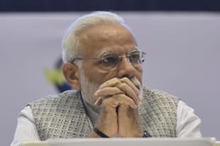 Prime Minister Narendra Modi talks about the catalytic role of the PMO. (Vipin Kumar/Hindustan Times via Getty Images)