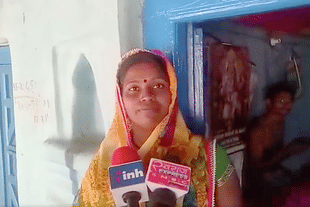 The Chattisgarh woman in question. (pic via Twitter)