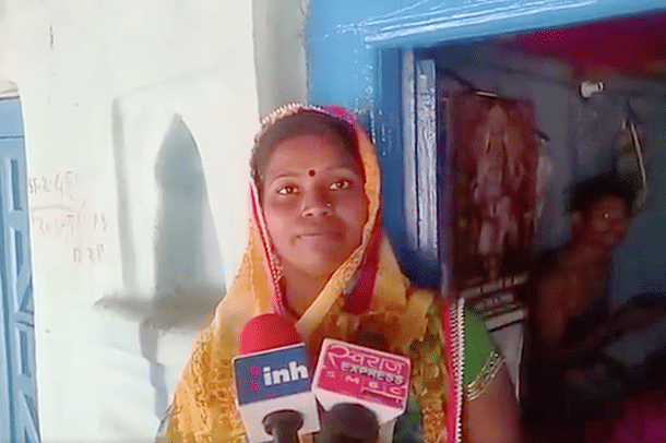 The Chattisgarh woman in question. (pic via Twitter)