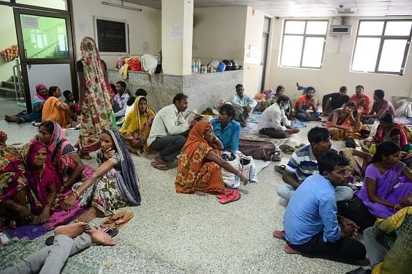 Outside the encephalitis ward at the BRD Hospital in Gorakhpur (file photo)