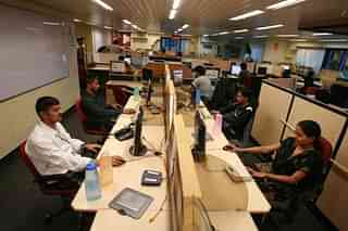  Tutors work at TutorVista headquarters in Bengaluru. (Uriel Sinai/GettyImages)